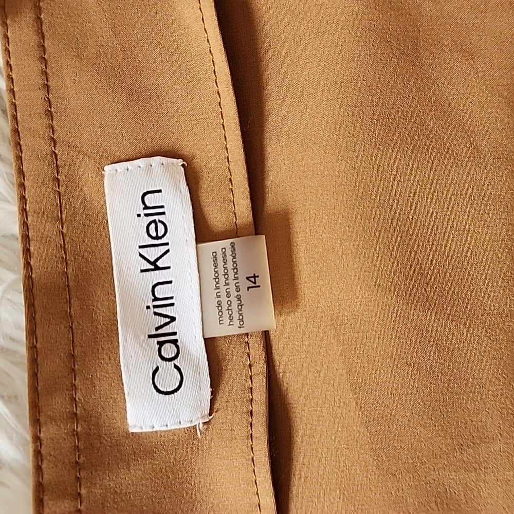 Calvin Klein Brown  Lightweight Dress - Picture 9 of 10